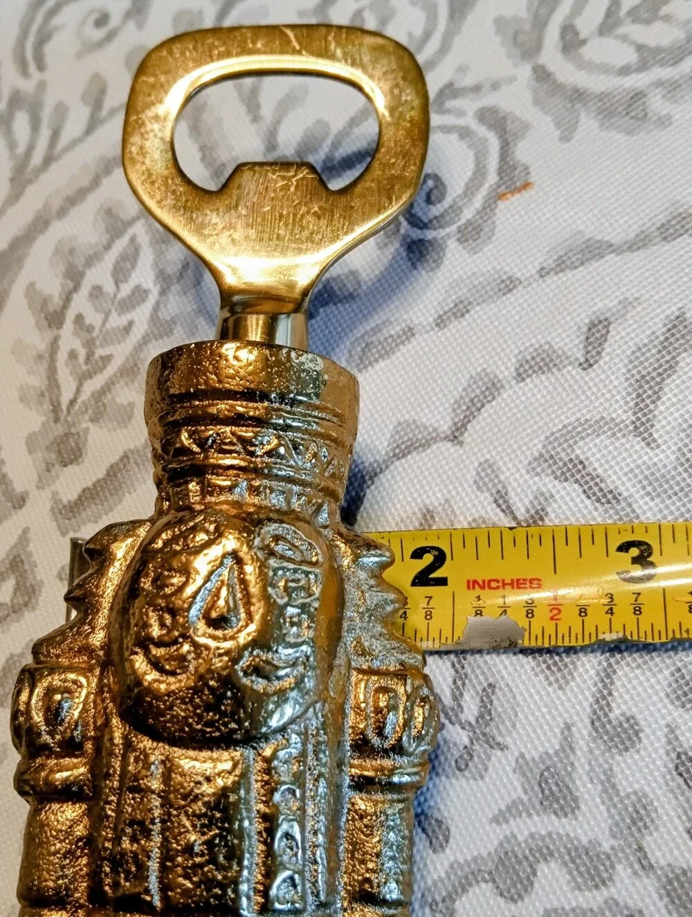 Project 62 Brass & Golden Nutcracker Bottle Opener Discontinued Modernist Heavy